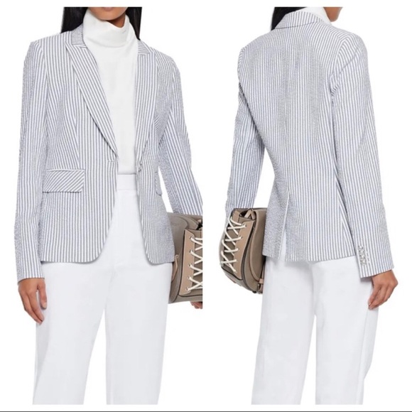 Veronica Beard Jackets & Blazers - Veronica Beard Striped Seersucker Blazer